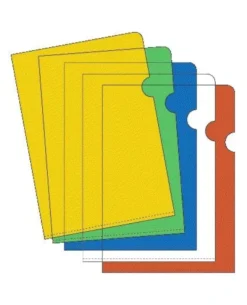 Aktmapp A4 0,12 sorterade färger 10/FP