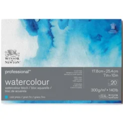 Akvarellblock 18x26 Winsor & Newton Premium Cold Press 300g (17,8x25,4cm)