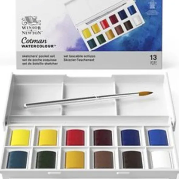 Akvarellfärg set Cotman 10x8ml