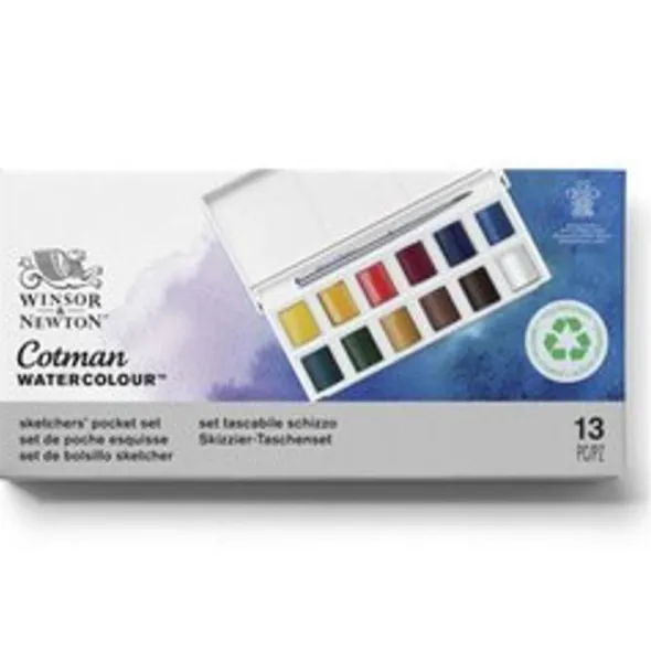 Akvarellfärg set Cotman 10x8ml