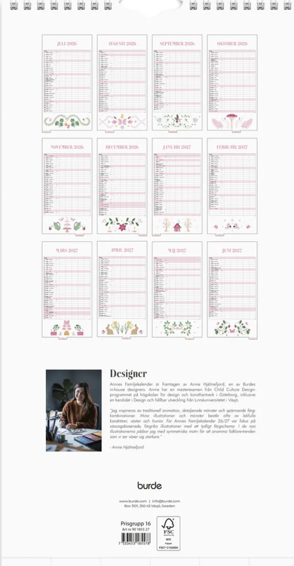 Annies Familjekalender 2026-2027