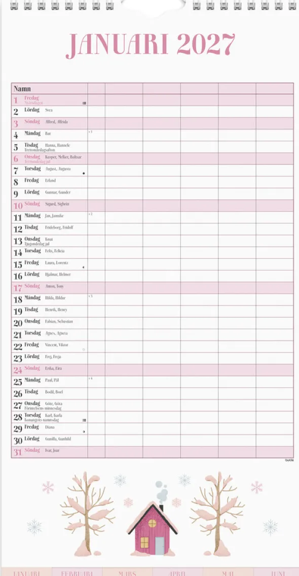 Annies Familjekalender 2026-2027