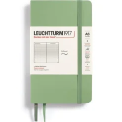 Anteckningsbok Leuchtturm1917 Soft A6 Sage Ruled