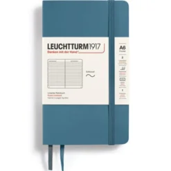 Anteckningsbok Leuchtturm1917 Soft A6 Stone Blue Ruled