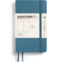 Anteckningsbok Leuchtturm1917 Soft A6 Stone Blue olinjerad