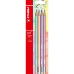 Blyertspenna Swano HB Pastell 4-Pack