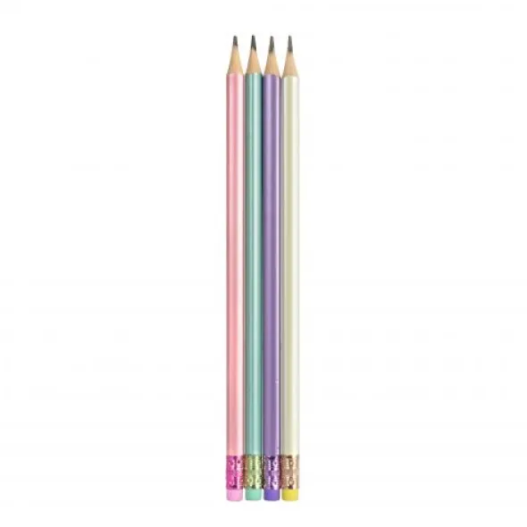 Blyertspennor Radertopp 4-pack Pastell