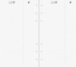 Burde Regent Systemkalender svart konstläder 2027