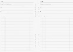 Business Systemkalender brunt skinn 2027