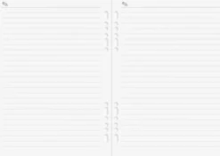 Business Systemkalender svart skinn 2027