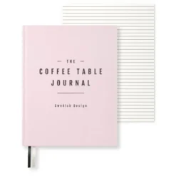 Coffe Table Journal Clean Dusty Rose