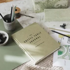 Coffe Table Journal Clean Green Leaf