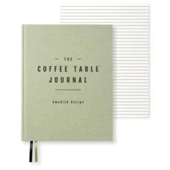 Coffe Table Journal Clean Green Leaf