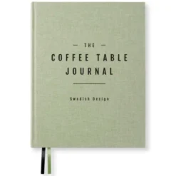 Coffe Table Journal Clean Green Leaf
