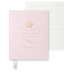 Coffe Table Journal Royal Dusty Rose