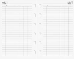 Compact Systemkalender svart konstläder 2027