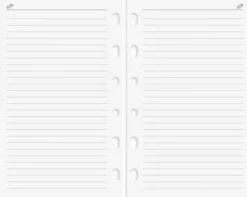 Compact Systemkalender svart skinn 2027