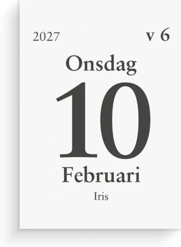 Dagblock studieåret 2026-2027