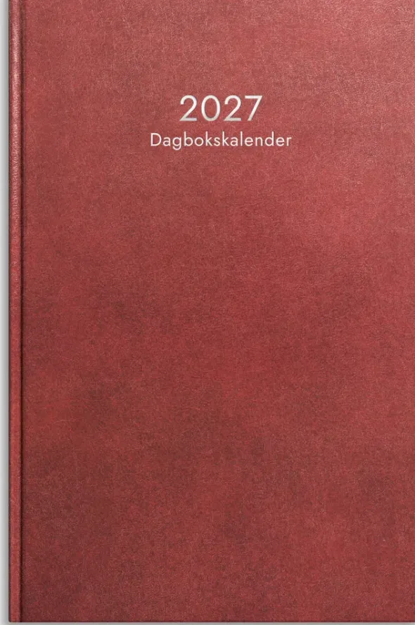 Dagbokskalender inbunden 2027