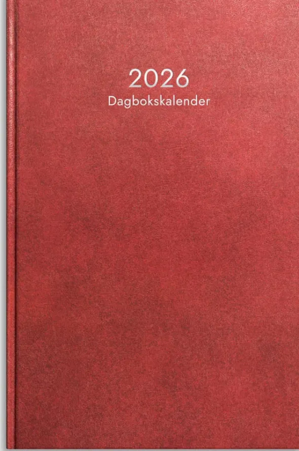 Dagbokskalender inbunden 2026