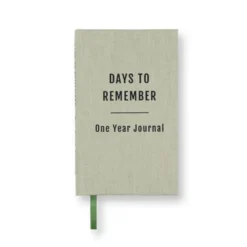 Days to remember One Year Journal Green Leaf