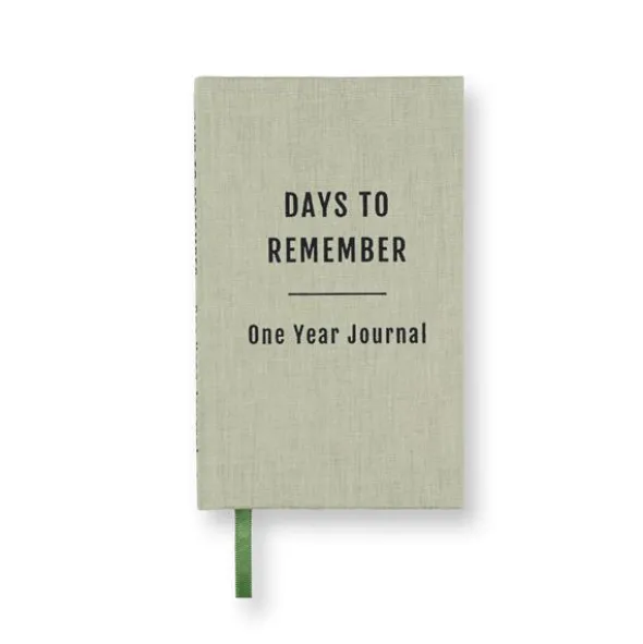 Days to remember One Year Journal Green Leaf