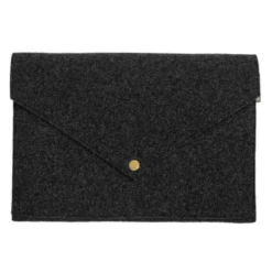 Document Folder/Laptop Case Transparent Black Transparent Black