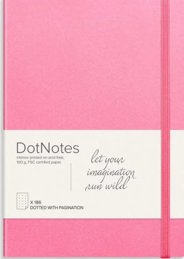 DotNotes rosa A5