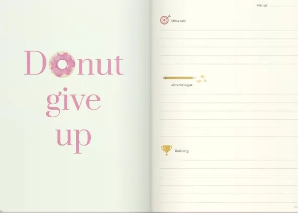 Dream & Do - odaterad kalender