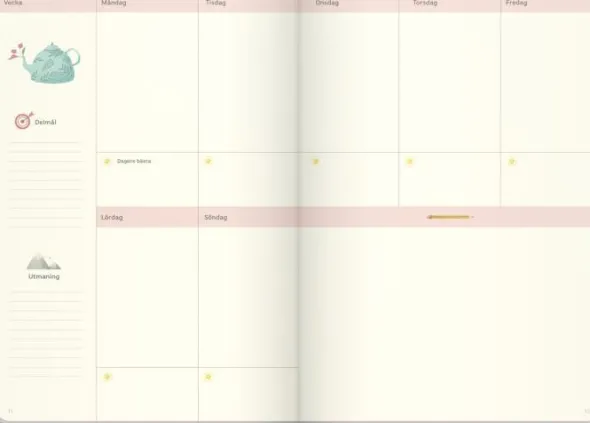 Dream & Do - odaterad kalender