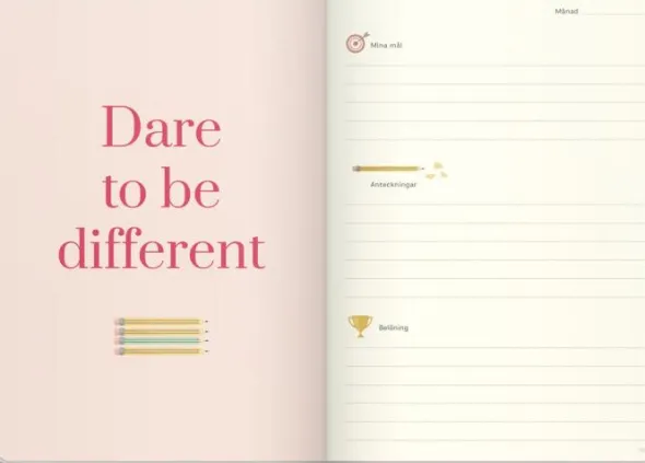 Dream & Do - odaterad kalender