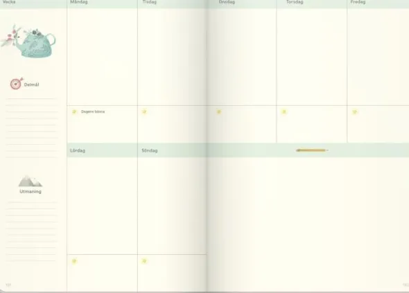 Dream & Do - odaterad kalender