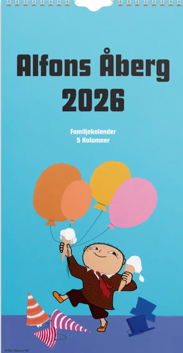 Familjekalender Alfons Åberg 2026
