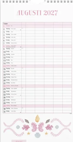 Familjekalender Annies 2027