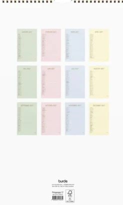 Familjekalender 2027 Color