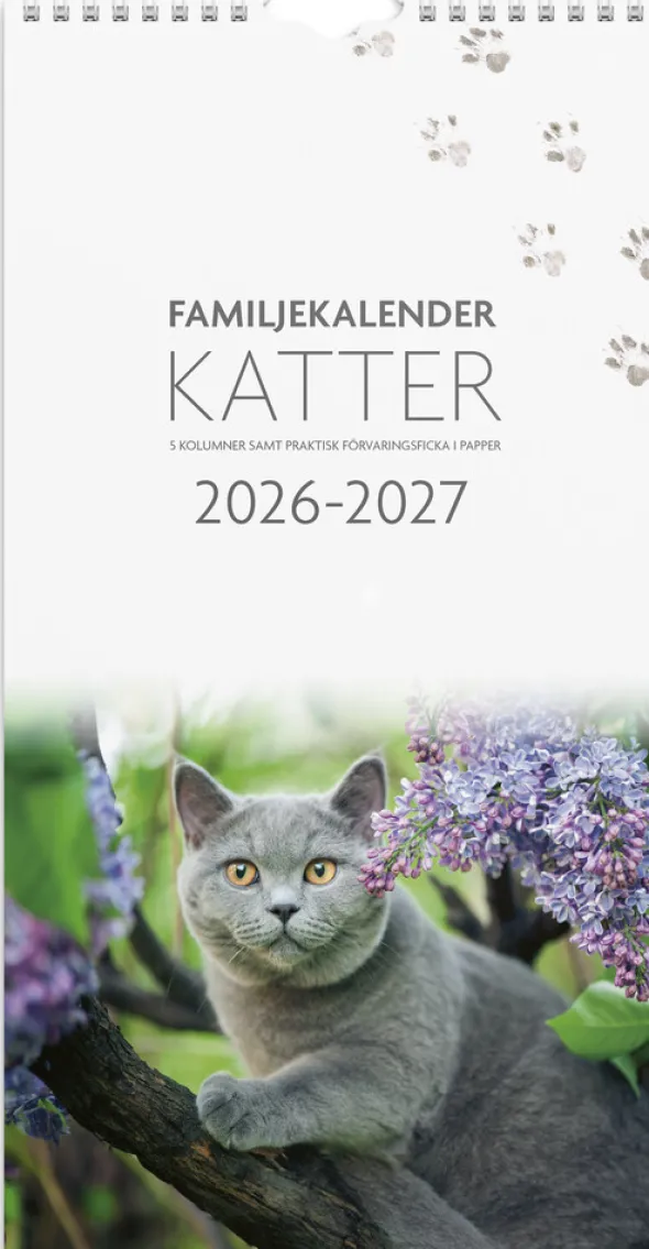 Familjekalender Katter 2026-2027