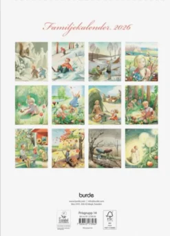 Familjekalender Kerstin Frykstrand 2026