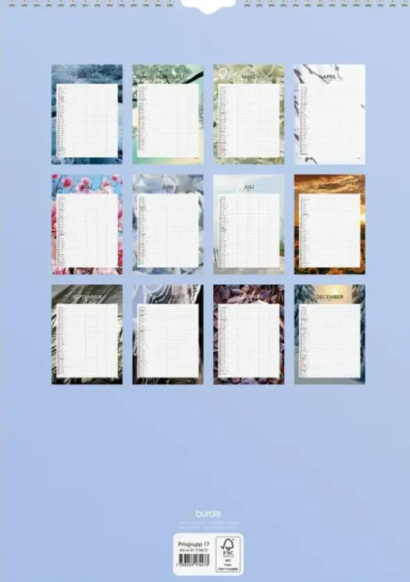 Familjekalender Seasons 2027