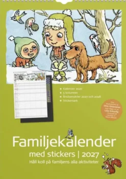 Familjekalender Stickers 2027