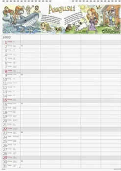 Familjekalender Stickers 2027