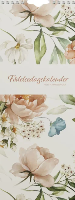 Födelsedagskalender för vägg
