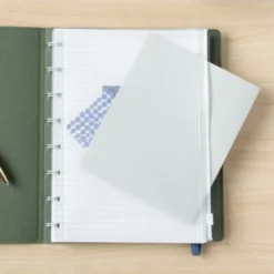 Ficka med Dragkedja för Filofax Notebook A5