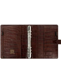 Filofax Classic Croc A5 Chestnut