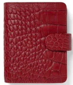 Filofax Classic Croc Pocket Cherry