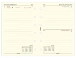 Filofax Dagbok Pocket D/S 2027 (8,1x12cm)