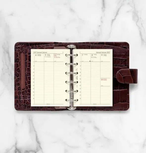 Filofax Dagbok Pocket Vertikal 2027 (8,1x12cm)