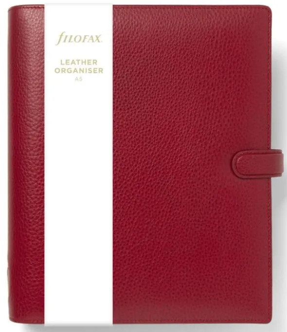 Filofax Finsbury A5 Scarlet