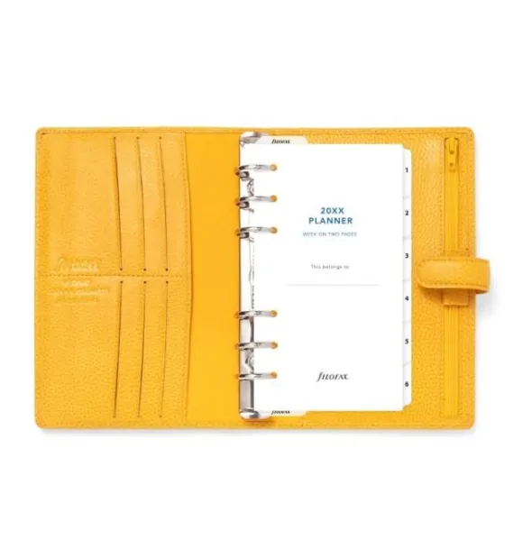 Filofax Finsbury Personal Mustard
