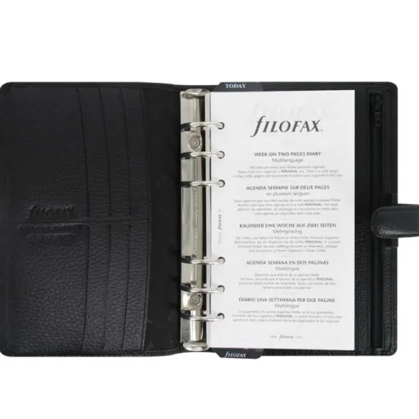 Filofax Finsbury Personal Svart