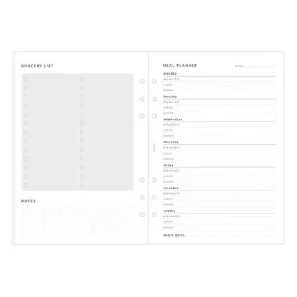 Filofax Måltidsplanner A5 Refill (14,8x21cm)